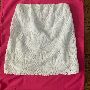 Lilly Pulitzer White Eyelet Tube Top